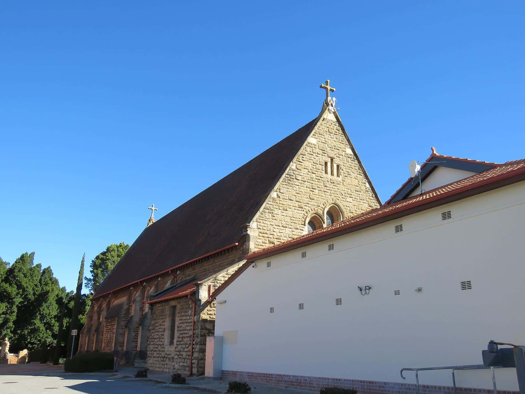 The red-brick Sacred Heart Church in Highgate
