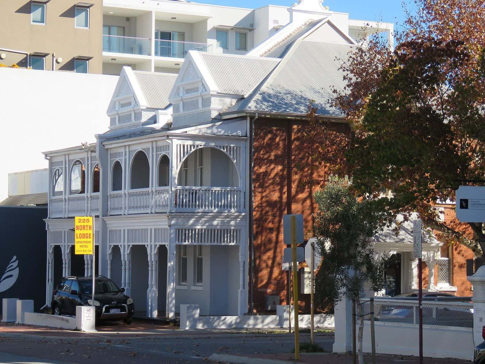 Heritage-listed Federation terrace houses at 225–227 Beaufort Street